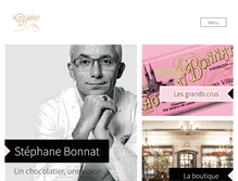 Tablet Screenshot of bonnat-chocolatier.com